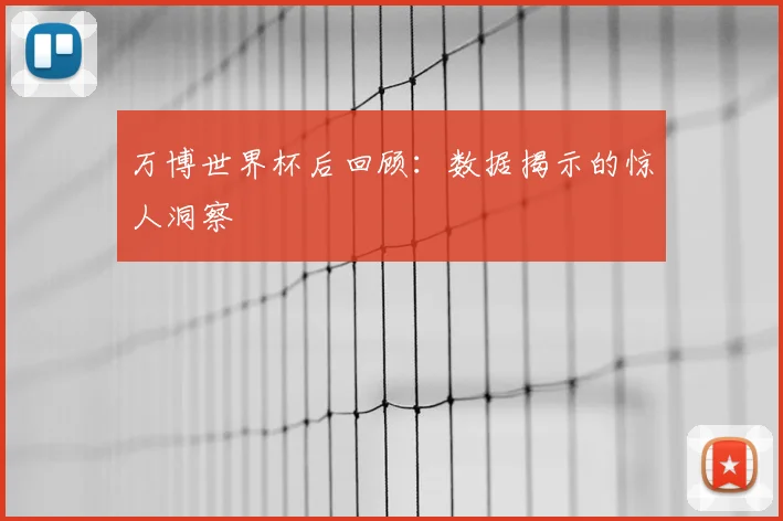 万博世界杯后回顾：数据揭示的惊人洞察