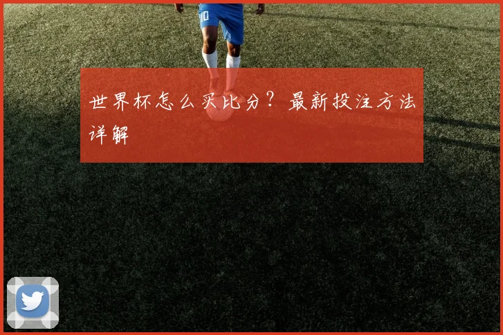 世界杯怎么买比分？最新投注方法详解