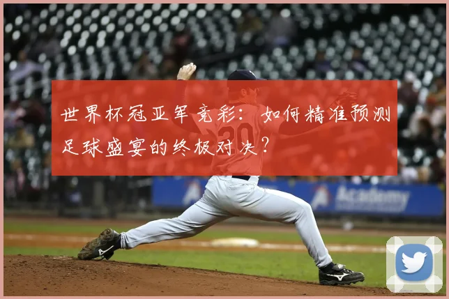 世界杯冠亚军竞彩：如何精准预测足球盛宴的终极对决？